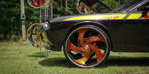 Dodge Challenger on Cervello - Amani Forged Wheels