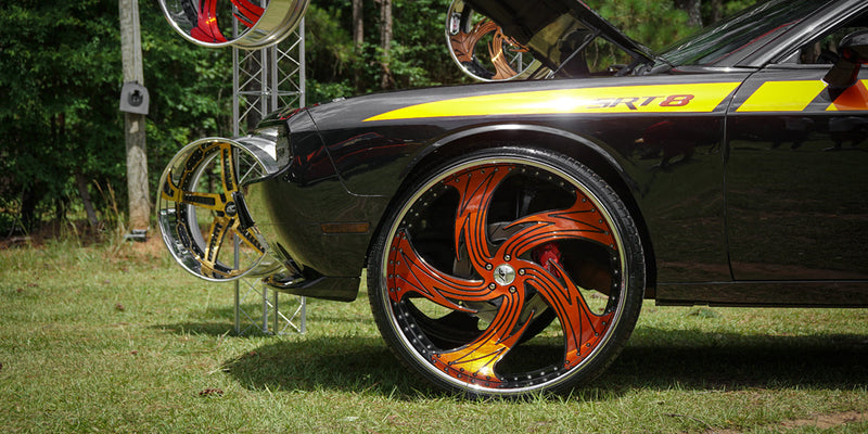 Dodge Challenger on Cervello - Amani Forged Wheels