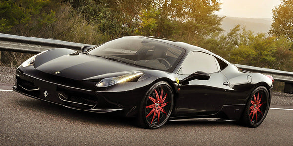 Ferrari 458 Spider on Vona - Amani Forged Wheels
