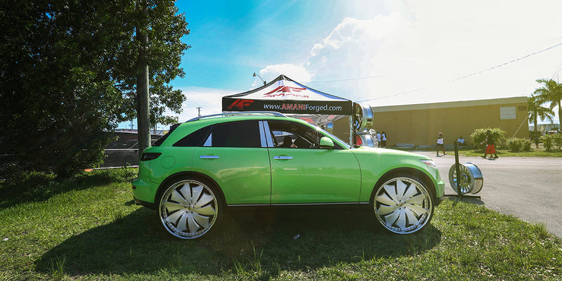Infiniti FX35 on Delo - Amani Forged Wheels