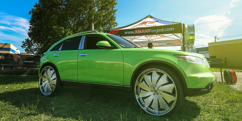 Infiniti FX35 on Delo - Amani Forged Wheels