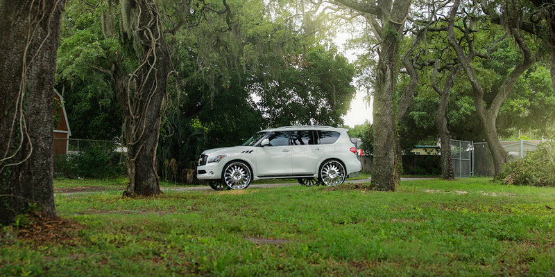 Infiniti QX56 on HNIC - Amani Forged Wheels