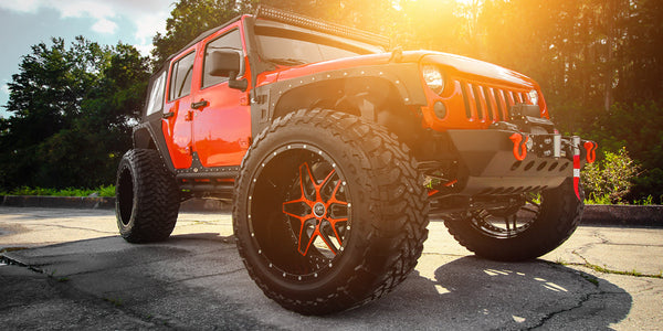 Jeep Wrangler on Luxen - Amani Forged Wheels