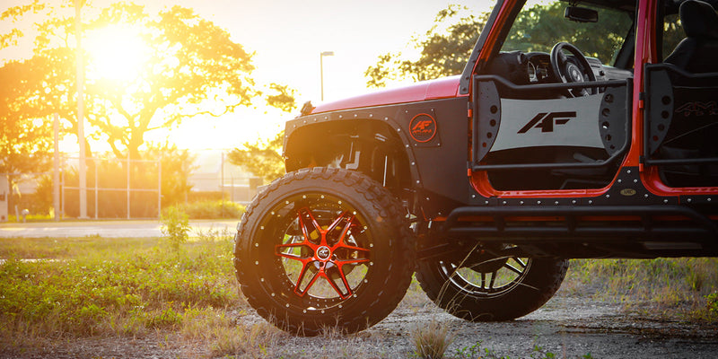 Jeep Wrangler on Luxen - Amani Forged Wheels