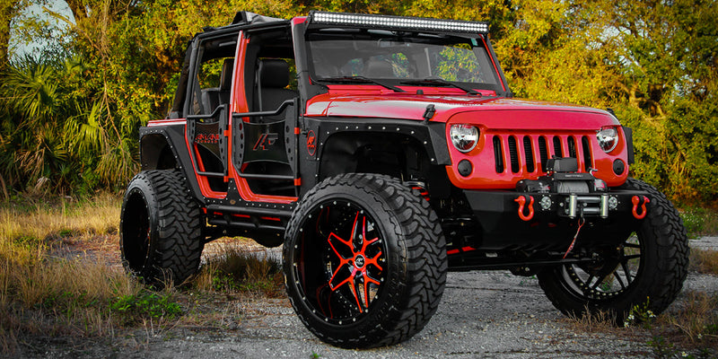 Jeep Wrangler on Luxen - Amani Forged Wheels