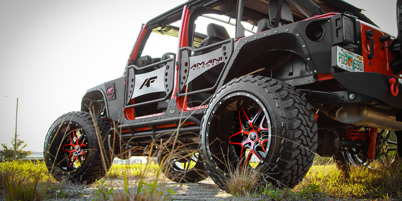 Jeep Wrangler on Luxen - Amani Forged Wheels