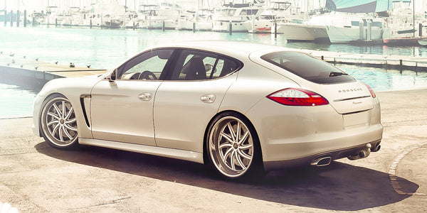 Porsche Panamera on Entourage - Amani Forged Wheels